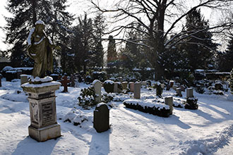 Friedhof Loschwitz, Loschwitzer Friedhof, Künstlerfriedhof am Elbhang in Dresden